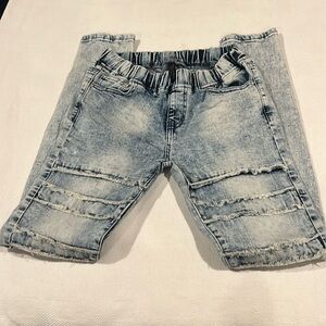 American BAZI whitewash jeans size small